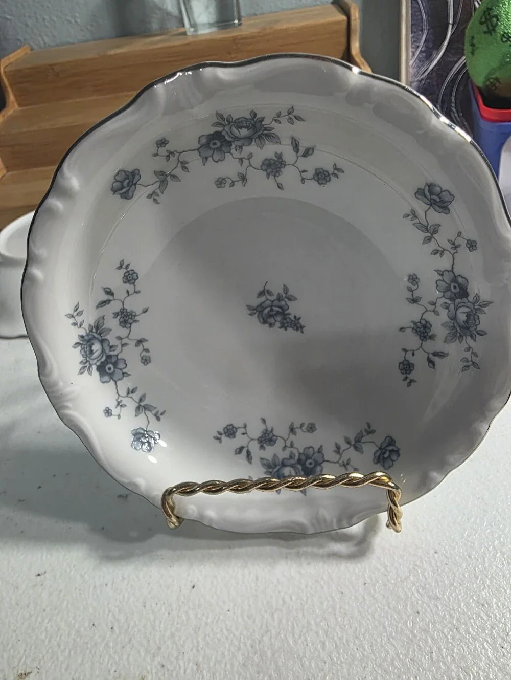 Johann Haviland Blue Garland Bavaria Germany Porcelian 5
